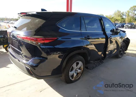 2021 Toyota Highlander L z USA, uszkodzony, nr VIN 5TDCZRAH1MS085977